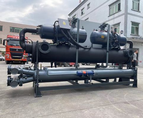 JLSW-200D Wassergekühlter Schraubkompressor Chiller PLC Steuerung 100 kW