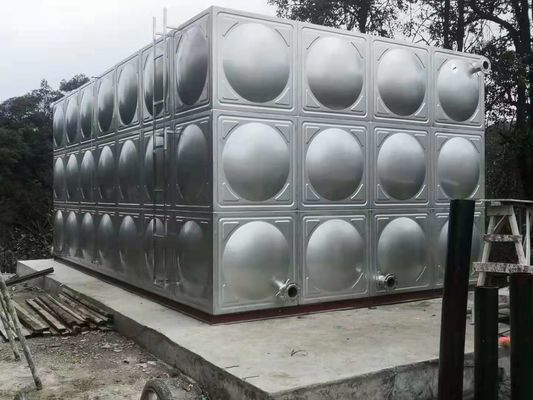 Isolierte, polierte Wasserbehälter aus Edelstahl 1,0 MPa 0,6 MPa