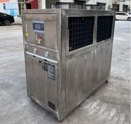JLSB-6HP Roll-Wasserkühler aus Edelstahl mit PLC-Mikroprozessorkontroller