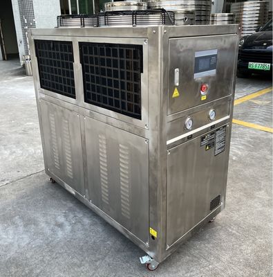 JLSB-6HP Roll-Wasserkühler aus Edelstahl mit PLC-Mikroprozessorkontroller