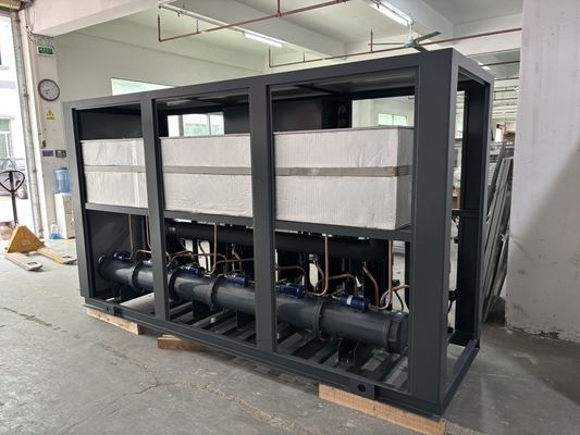 Wassergekühltes Wasserkühlsystem Schalendurchtriebskondensator R22/R407C Kühlmittel Mikroprozessorkontroller 5-300KW